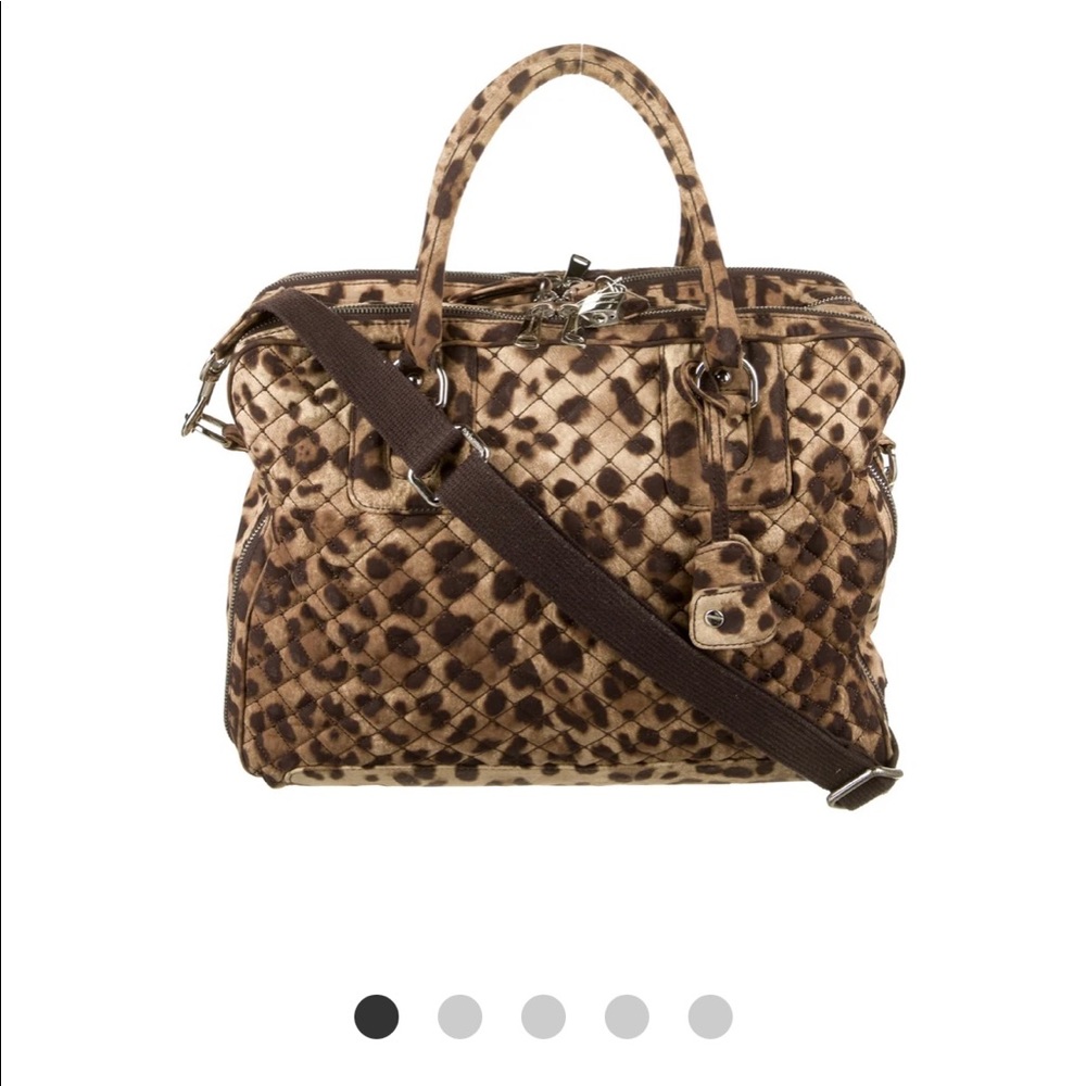 Dolce & Gabbana leopard diaper bag